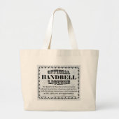 Handbell-licentie Grote Tote Bag (Voorkant)