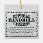 Handbell-licentie Keramisch Ornament (Voorkant)