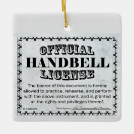 Handbell-licentie Keramisch Ornament