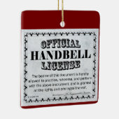Handbell-licentie Keramisch Ornament (Rechts)
