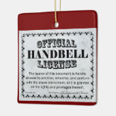 Handbell-licentie Keramisch Ornament (Links)