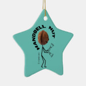 Handbell Nut Ceramic Ornament (Rechts)