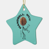 Handbell Nut Ceramic Ornament (Links)