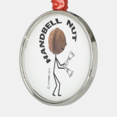 Handbell Nut Metalen Ornament (Links)
