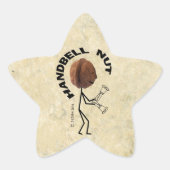 Handbell Nut Star Sticker (Voorkant)