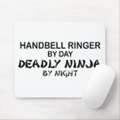Handbell Ringer Deadly Ninja bij nacht Muismat (Met muis)