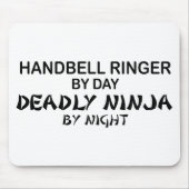 Handbell Ringer Deadly Ninja bij nacht Muismat (Voorkant)