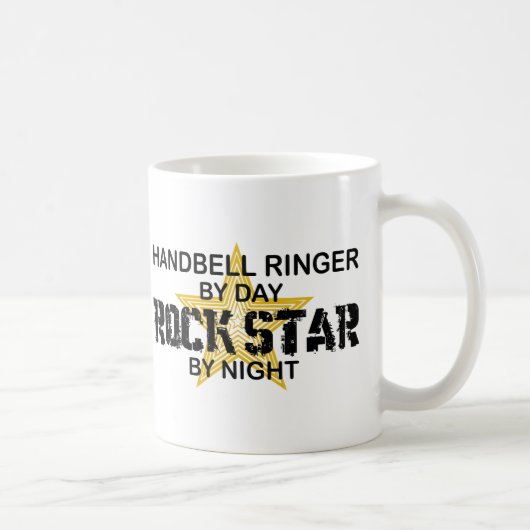 Handbell RInger Rock Star by Night Koffiemok (Rechts)