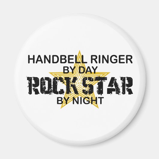Handbell RInger Rock Star by Night Magneet (Voorkant)