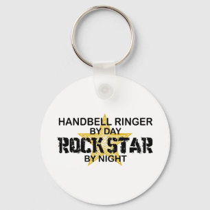 Handbell RInger Rock Star by Night Sleutelhanger