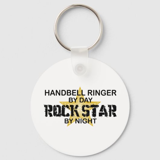 Handbell RInger Rock Star by Night Sleutelhanger (Voorkant)