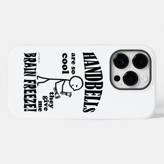 Handbellen, Brain Freeze Hoesje-ate iPhone Case (Achterkant (horizontaal))