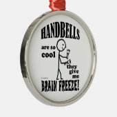 Handbellen, Brain Freeze Metalen Ornament (Rechts)