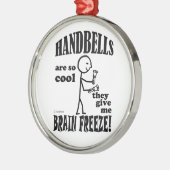 Handbellen, Brain Freeze Metalen Ornament (Links)