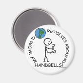 Handbells - de Wereld revolt rond Magneet (Voorkant / Achterkant)