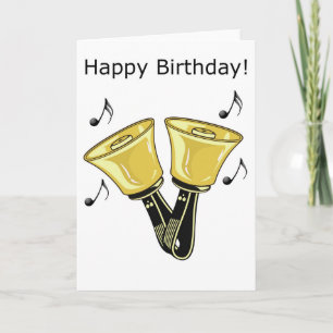 Handbells - Happy Birthday Kaart