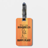 Handbells Happy Place Bagagelabel (Achterkant verticaal)