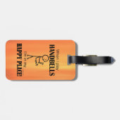 Handbells Happy Place Bagagelabel (Achterkant horizontaal)