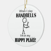 Handbells Happy Place Keramisch Ornament (Links)