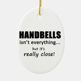 Handbells is niet alles keramisch ornament