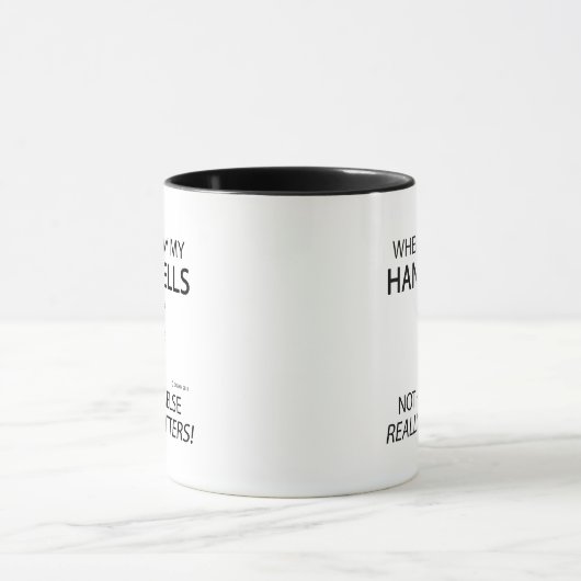 Handbells niets anders mok (Midden)