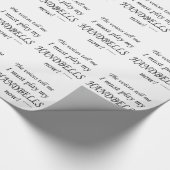 Handbells stemmen zeggen dat ze moeten spelen cadeaupapier (Hoek)