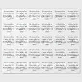 Handbells stemmen zeggen dat ze moeten spelen cadeaupapier (Vlak)