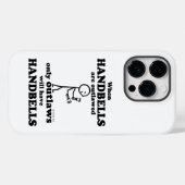 Handbells Verboden Hoesje-Mate iPhone Case (Achterkant (horizontaal))