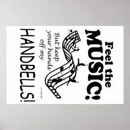 Handbells voelen de muziek poster