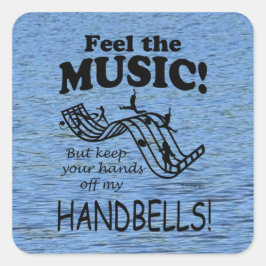 Handbells voelen de Sticker Muziekplein