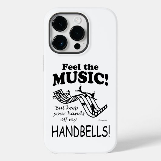 Handbells voelt de Hoesje-Mate iPhone muziektas Case-Mate iPhone Case (Achterkant)