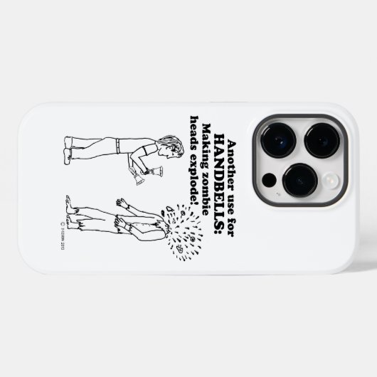 Handbells Zombie Explode Hoesje-Mate iPhone Case (Achterkant (horizontaal))