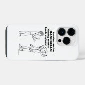 Handbells Zombie Explode Hoesje-Mate iPhone Case Hoesje (Achterkant horizontaal)