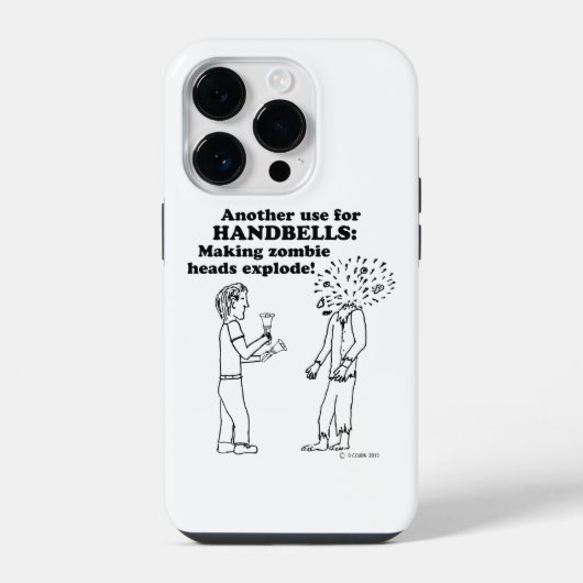 Handbells Zombie Explode Hoesje-Mate iPhone Case Hoesje (Achterkant)