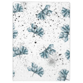 Handbeschilderd gepersonaliseerd blauw klembord (Achterkant)