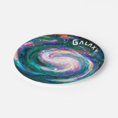 Handbeschilderd Groene Melkweg & Tekst Papieren Bordje (Gekanteld)