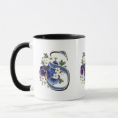 Handbeschilderd Initiaal monogram - S Mok (Links)