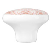 Handbeschilderd pasta Abriot Mandala Keramische Knop (Zijkant)