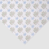 Handbeschilderd Sweet Peach Tree Baby shower Tissuepapier (Detail)