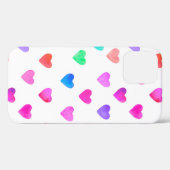 handbeschilderd waterverf hartenpatroon Valentijns Case-Mate iPhone Case (Achterkant (horizontaal))