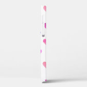 handbeschilderd waterverf hartenpatroon Valentijns Case-Mate iPhone Case (Achterkant / Links)