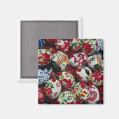 Handbeschilderde eierschalen, Boedapest, Hongarije Magneet (Voorkant / Achterkant)