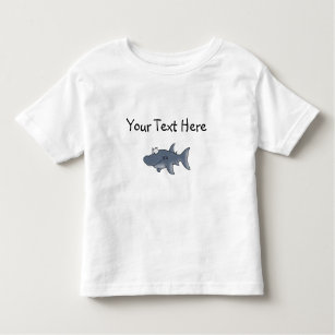 Handbeschilderde haai voor kinderen - AANGEPAST Kinder Shirts