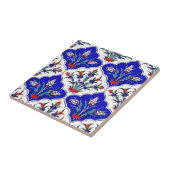 handbeschilderde keramische verfijnde ontwerptegel tegeltje (Zijkant)