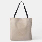 Handbeschilderde Roze en Witte Rozen Stijl Tote Bag (Achterkant)
