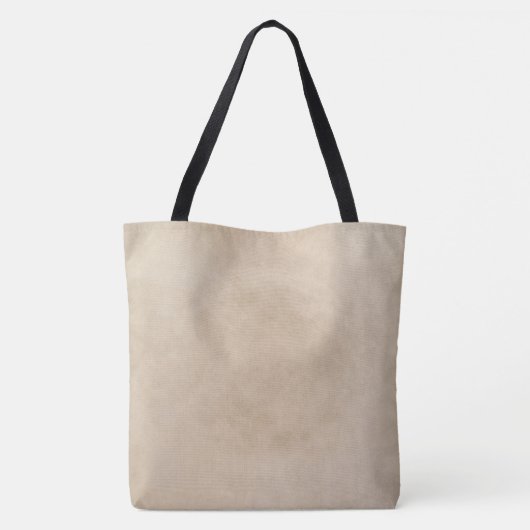 Handbeschilderde Roze en Witte Rozen Stijl Tote Bag (Achterkant)