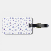 Handbeschilderde stippen bagagelabel (Achterkant horizontaal)