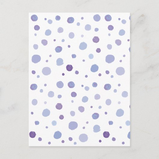 Handbeschilderde stippen briefkaart (Voorkant)