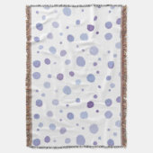 Handbeschilderde stippen deken (Voorkant Verticaal)
