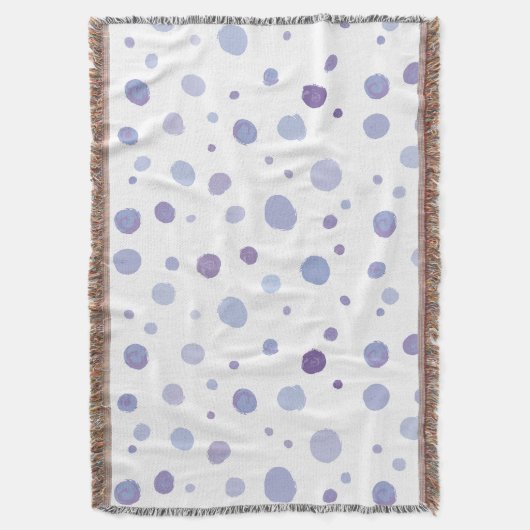 Handbeschilderde stippen deken (Voorkant Verticaal)